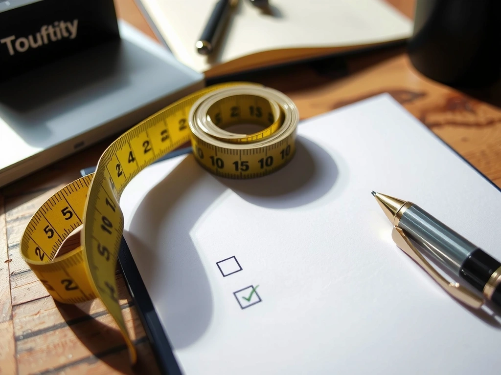 A notepad with measurements and a checklist, illustrating the level of detail required for an accurate cleaning quote.