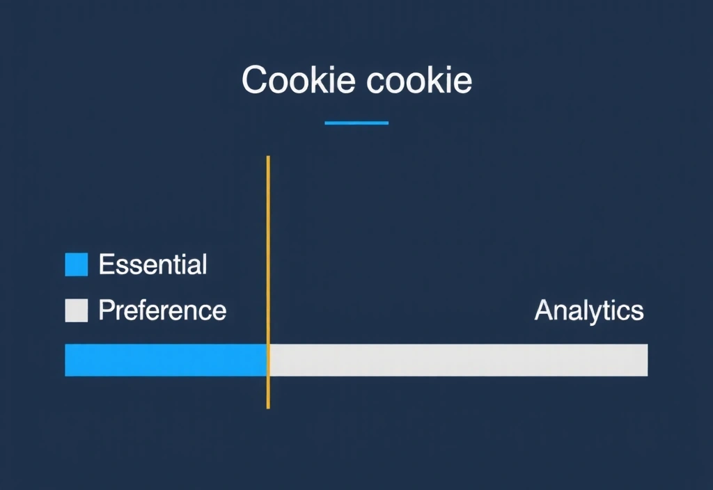 Cookie category breakdown visualization