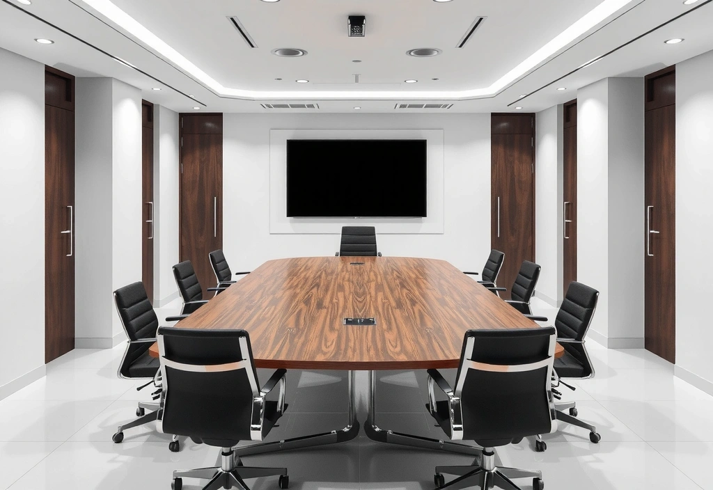 Corporate meeting room ready