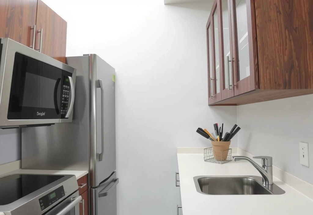 Office kitchenette deep clean